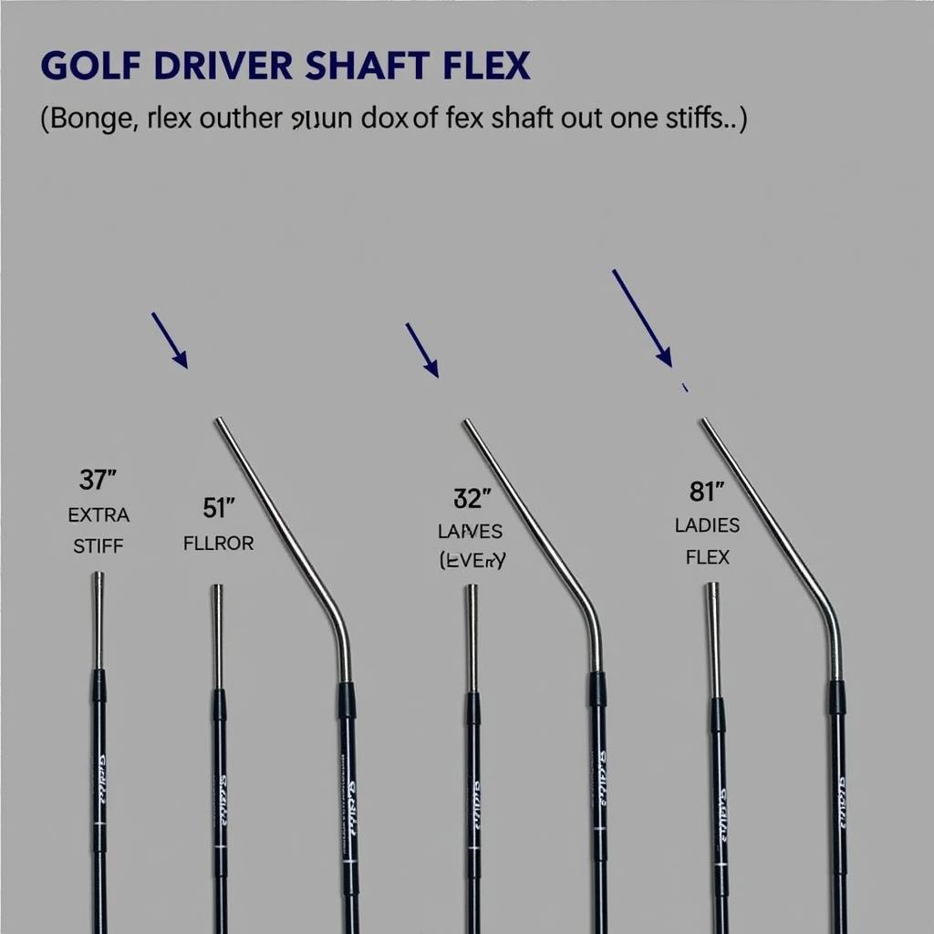 Different Golf Driver Shaft Flex Options