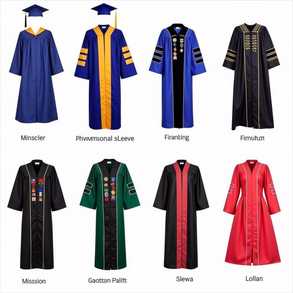 Different Styles of Graduation Gowns