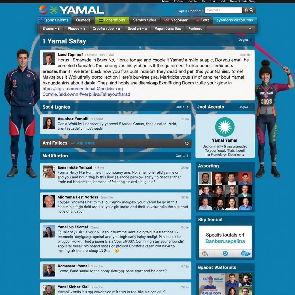 A screenshot of a lively Grand Prix forum discussion about Yamal's latest race