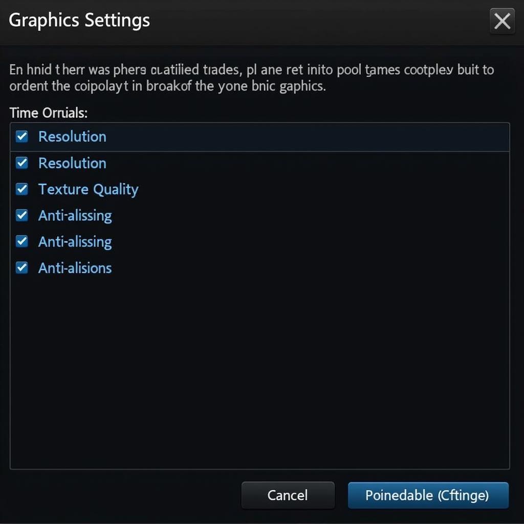 Customizing In-Game Graphics Settings