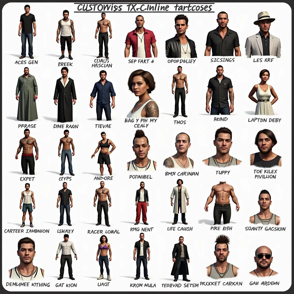 GTA Online Character Customization Options