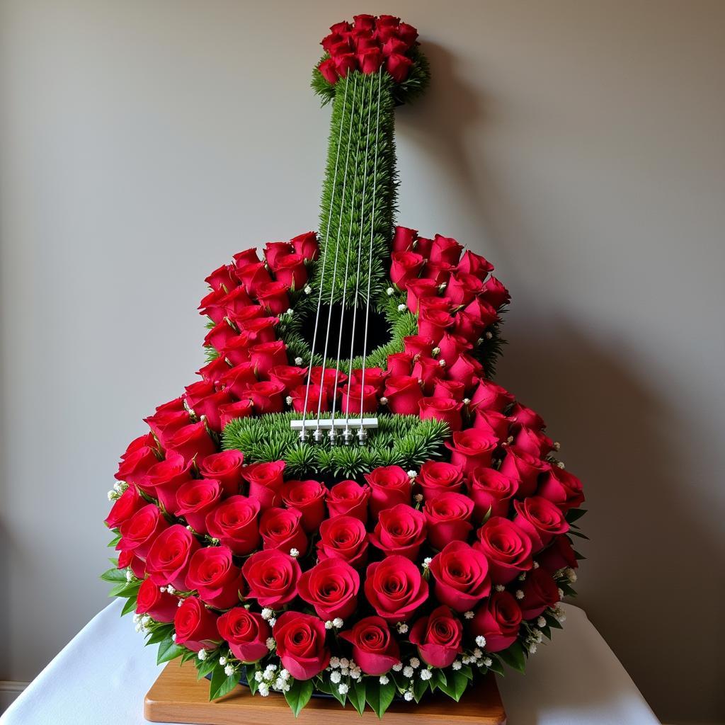 Guitar Flower Arrangement: A Harmonious Blend of Art and Music