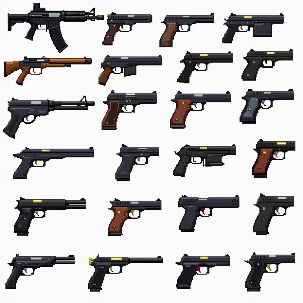 Variety of Gun Cursors