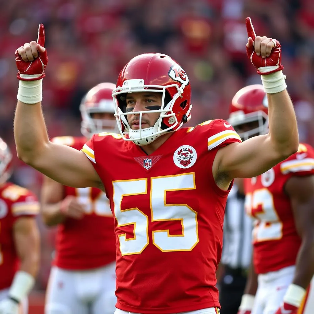 Harrison Butker Celebrates After Scoring