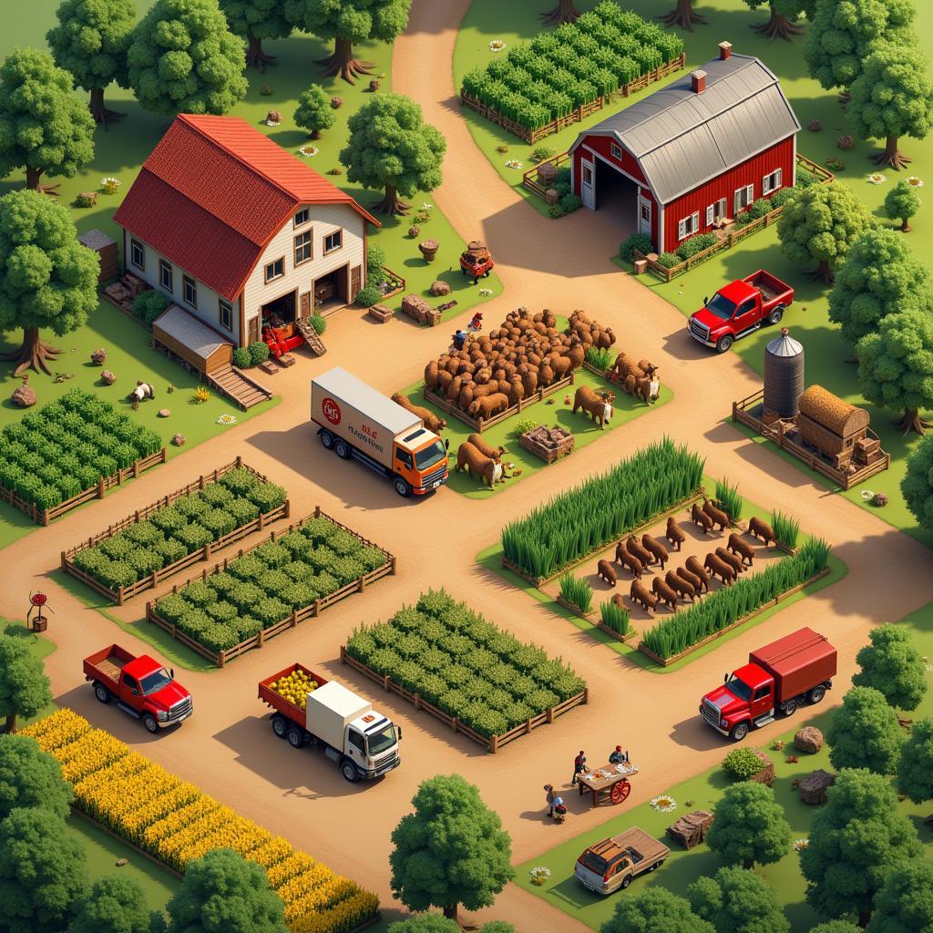 Vibrant Hay Day Farm