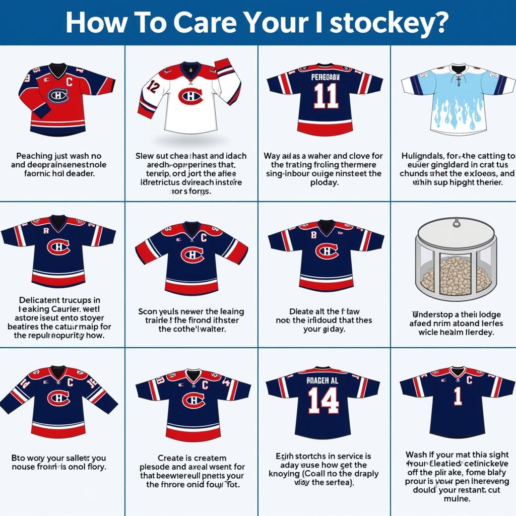 Hockey Jersey C Care Instructions