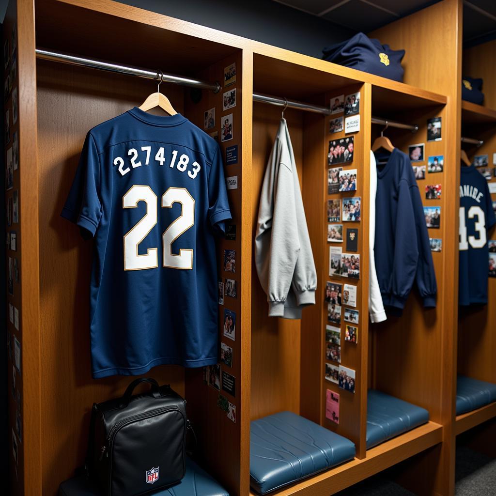 Yamal's locker room