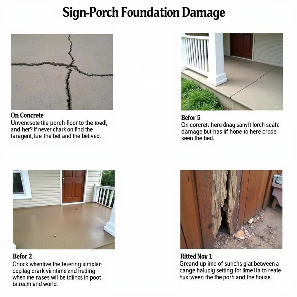 Signs of Porch Foundation Problems