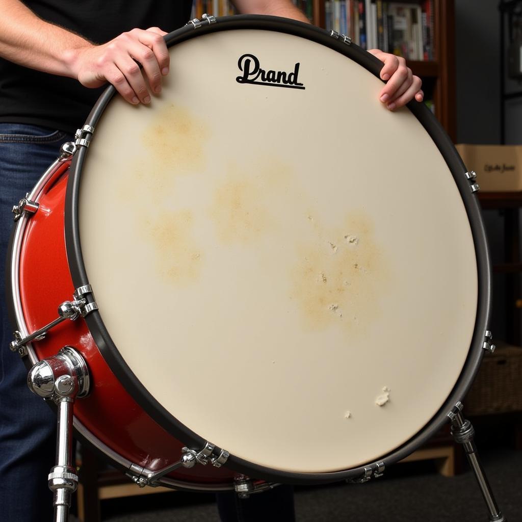 Inspecting a Used Bass Drum Shell