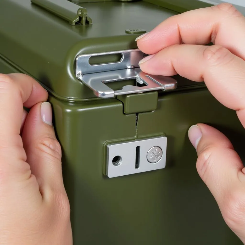 Installing an Ammo Can Lock Kit