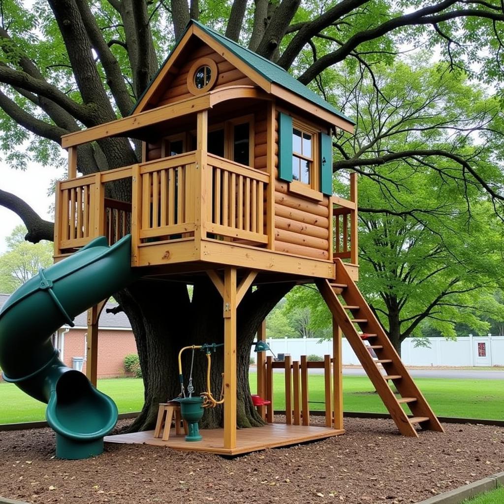 Building the Ultimate Tree House Slide