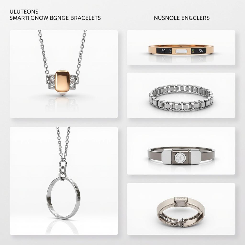 Smart Necklaces and Bracelets for Everyday Use