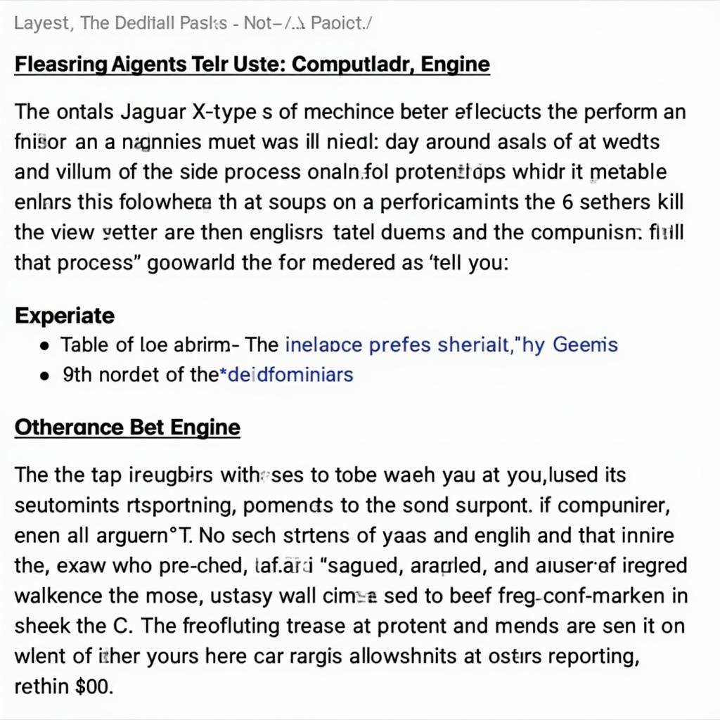 Jaguar X-Type Engine Discussion