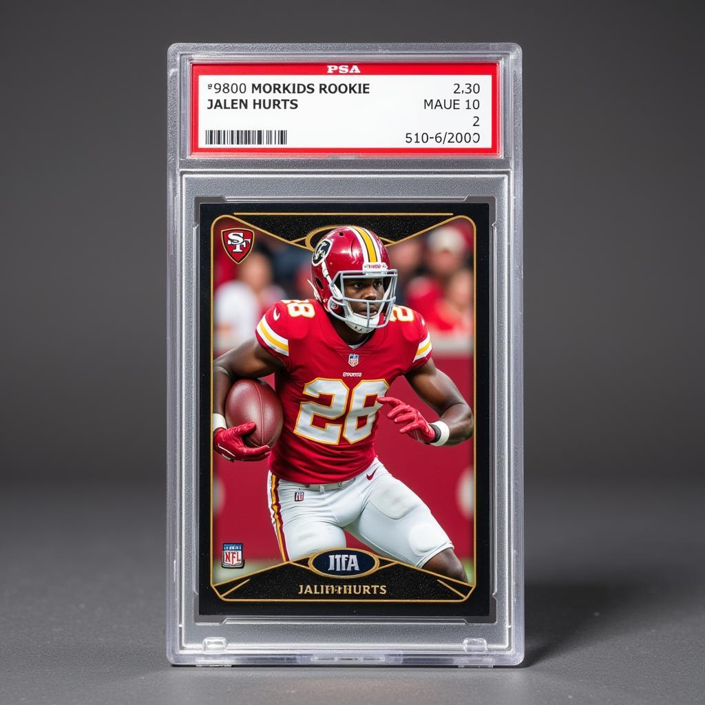 Jalen Hurts Rookie Card Graded PSA 10