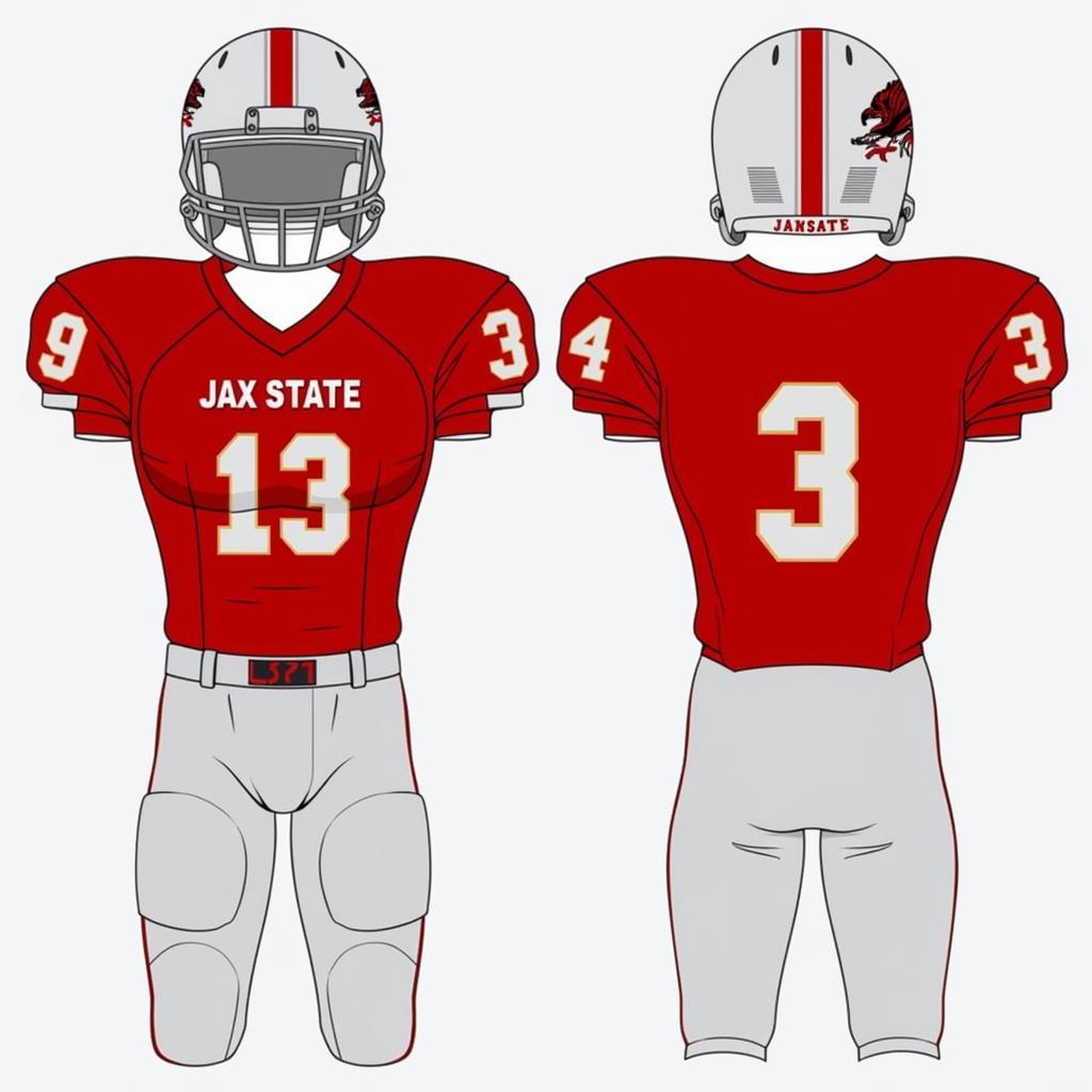 Jax State Gamecocks Classic Uniforms