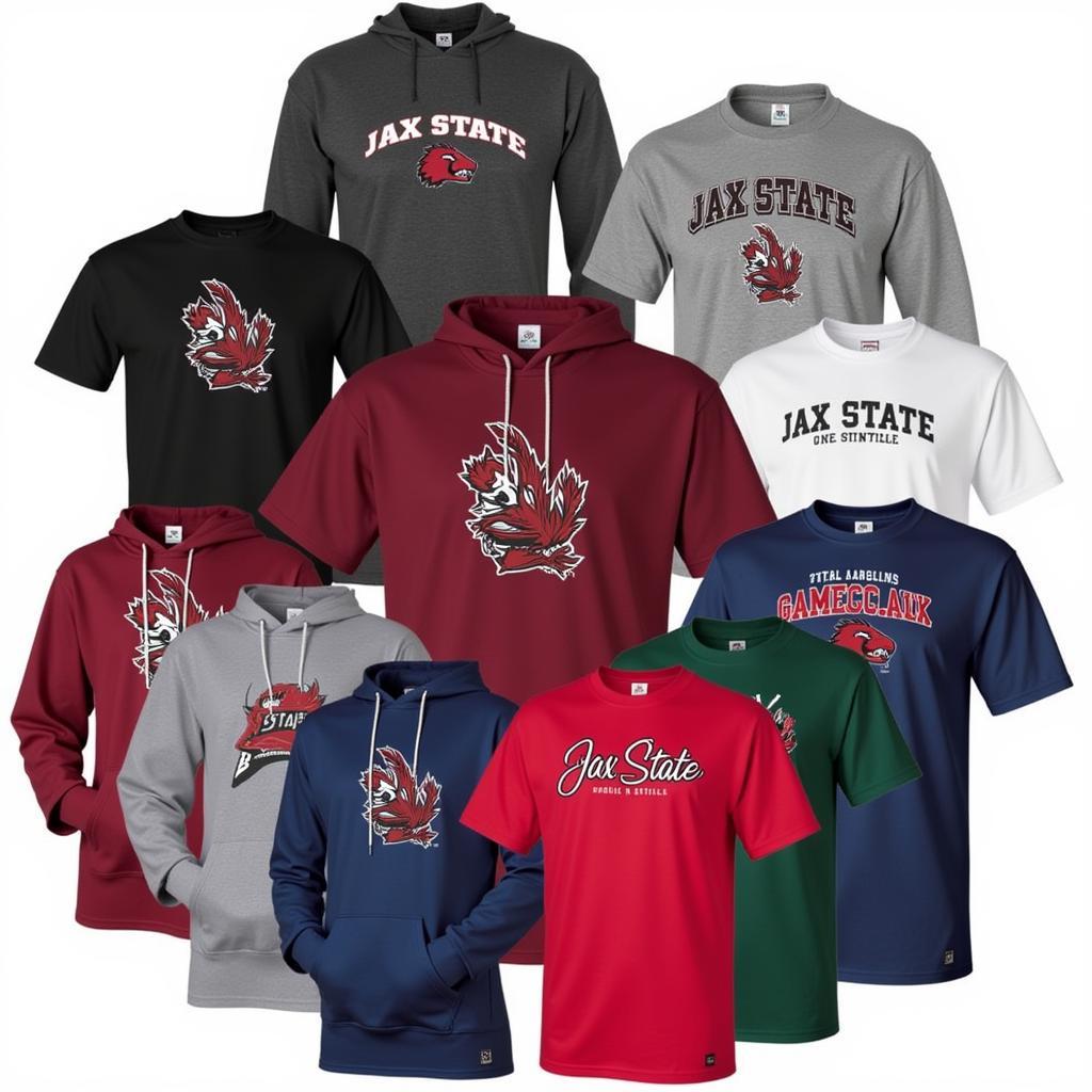 Jax State T-Shirts and Hoodies Display