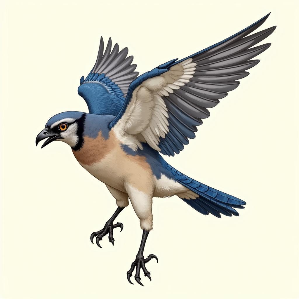 The Jayhawk: A Fusion of Blue Jay and Sparrow Hawk