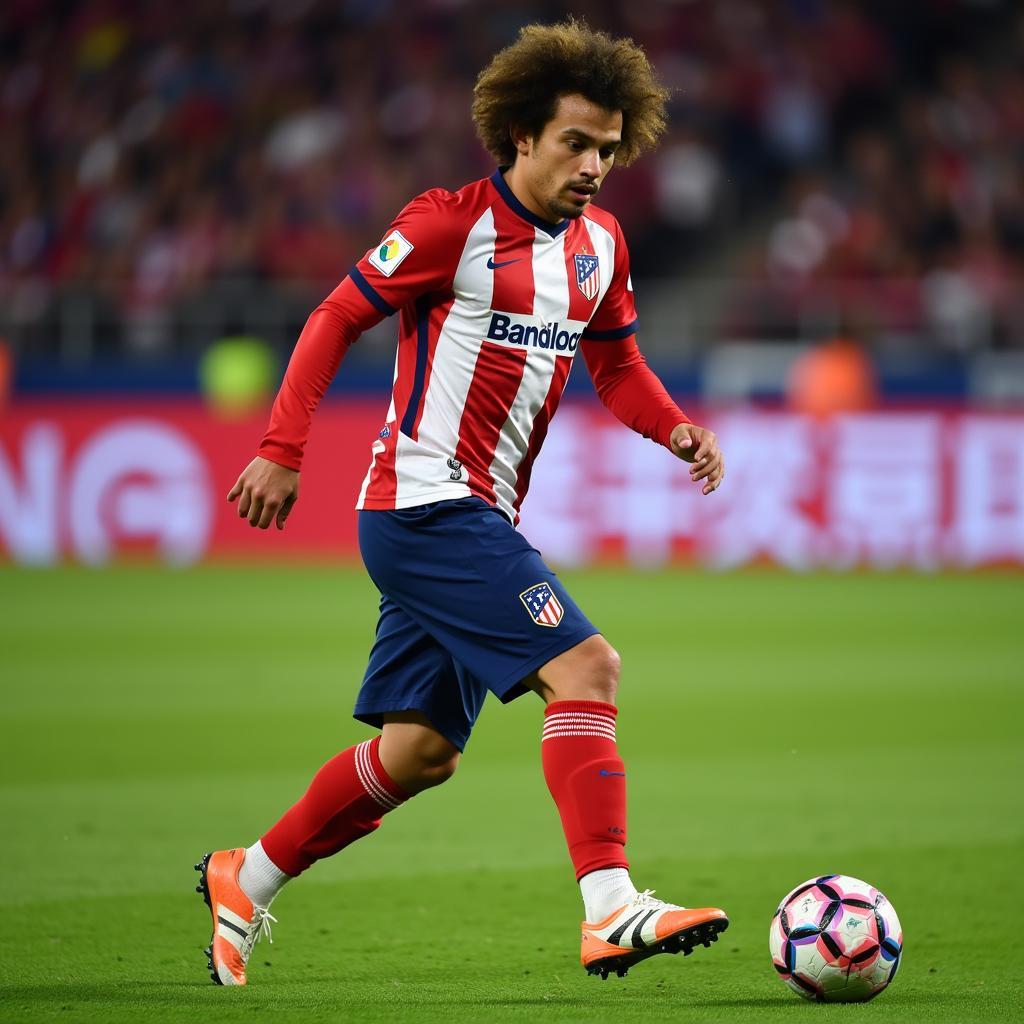 Joao Felix playing for Atletico Madrid