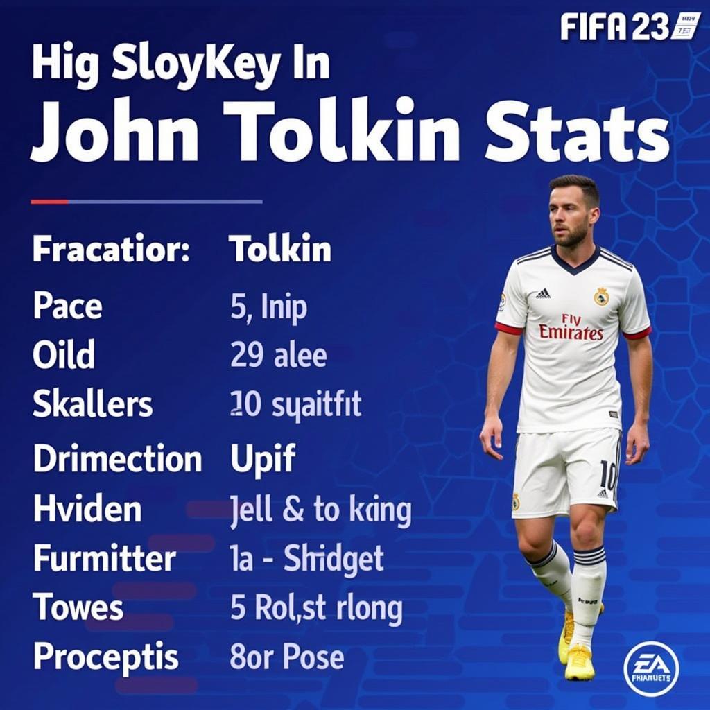 John Tolkin's Key Stats in FIFA 23