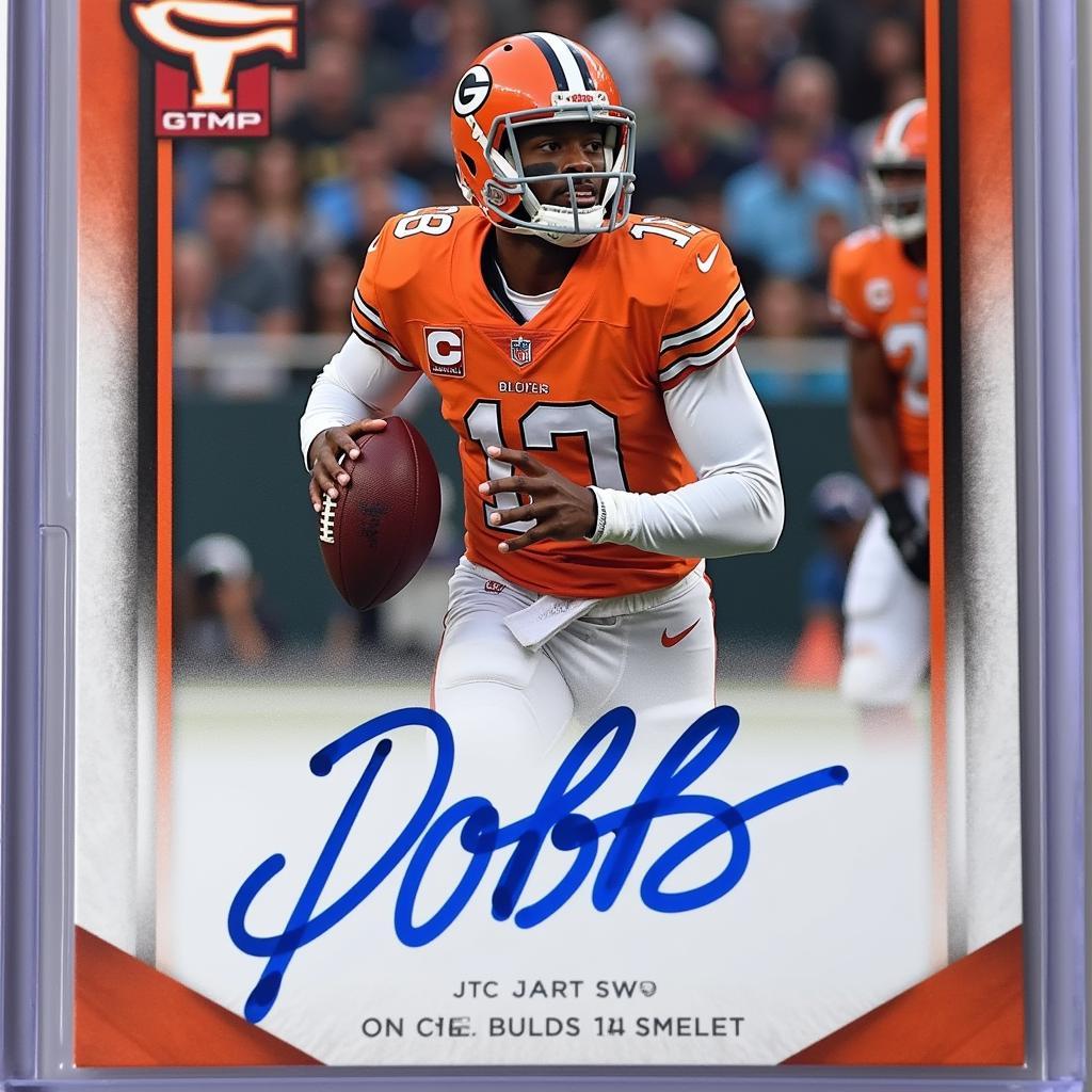 Josh Dobbs Autographed Rookie Card