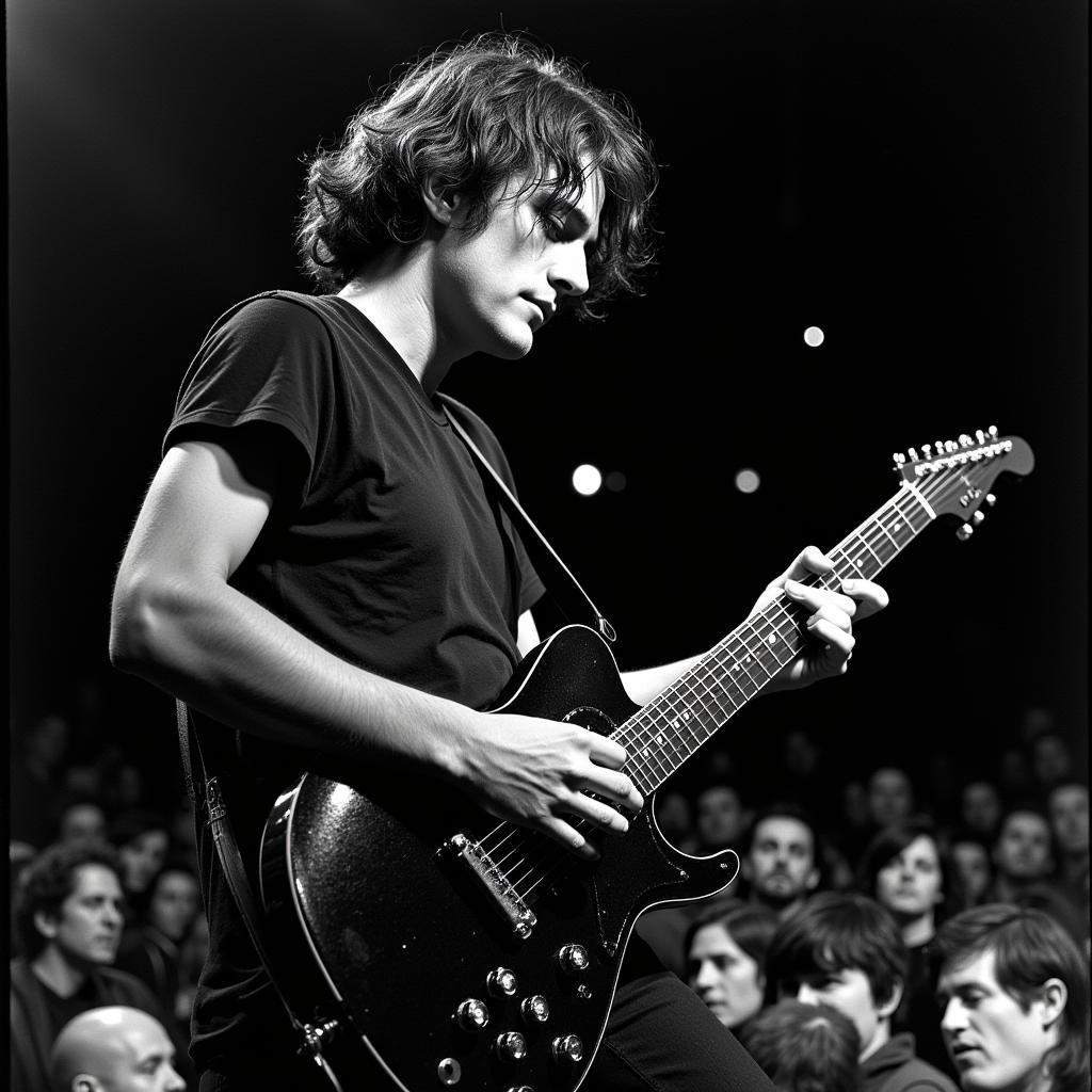 Kevin Shields performing with My Bloody Valentine