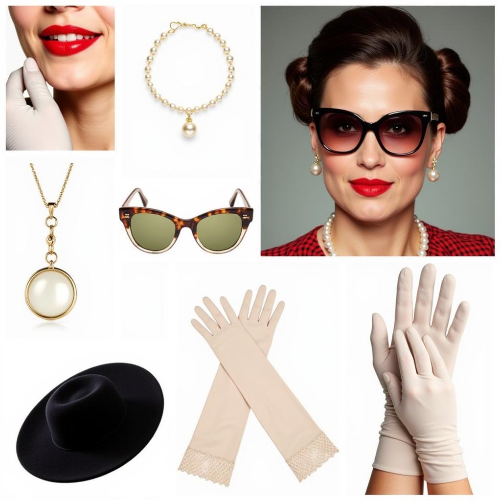 Essential pieces for achieving a retro glamour look