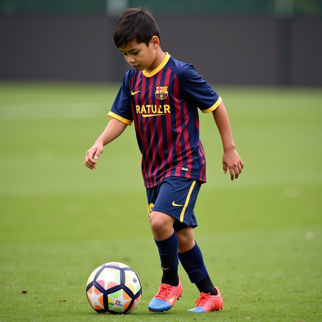 La Masia graduate turns heads