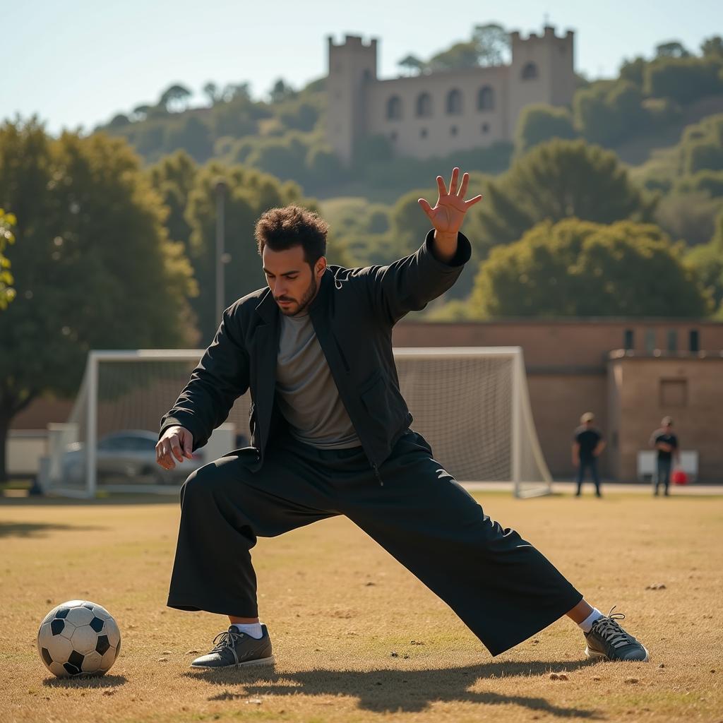 Yamal training at La Masia