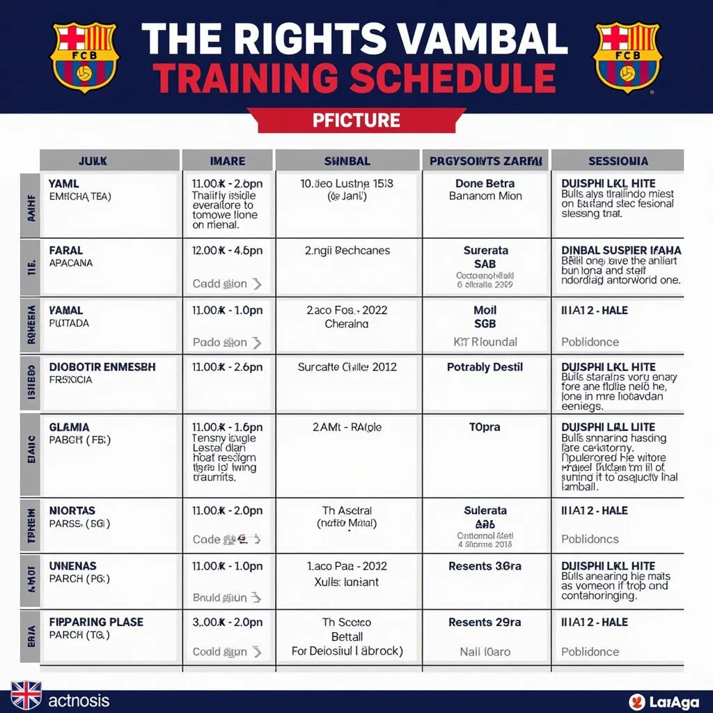 Yamal's rigorous training schedule at La Masia Academy