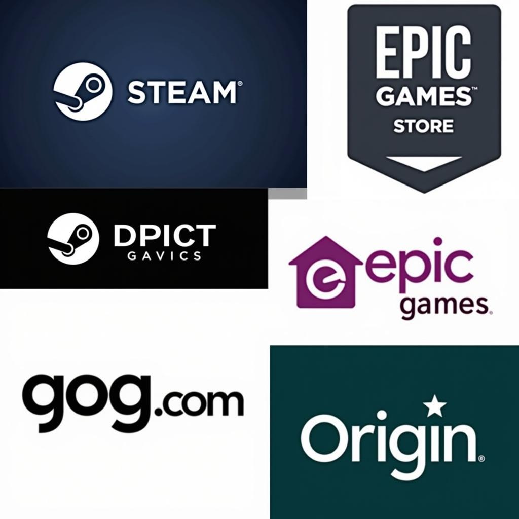 Logos of popular legal gaming platforms.