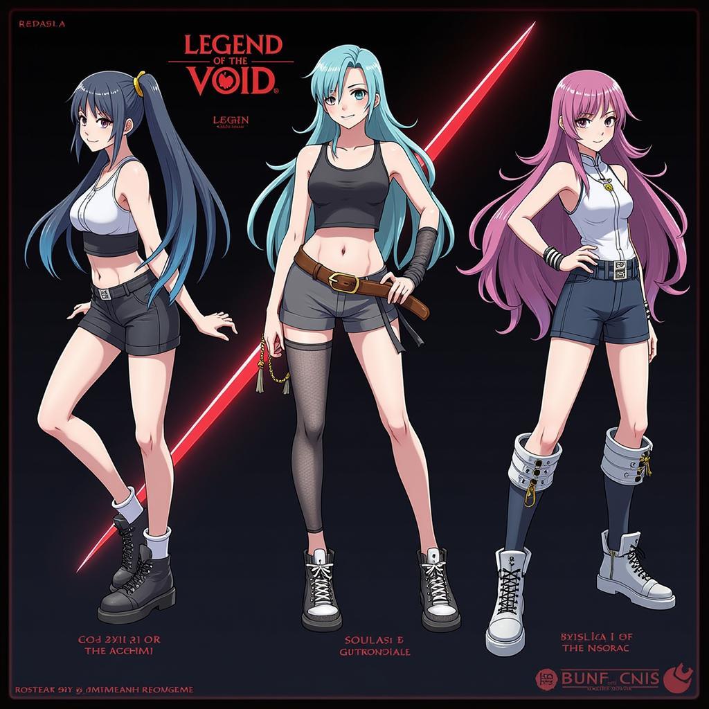 Main Characters in Legend of the Void 2