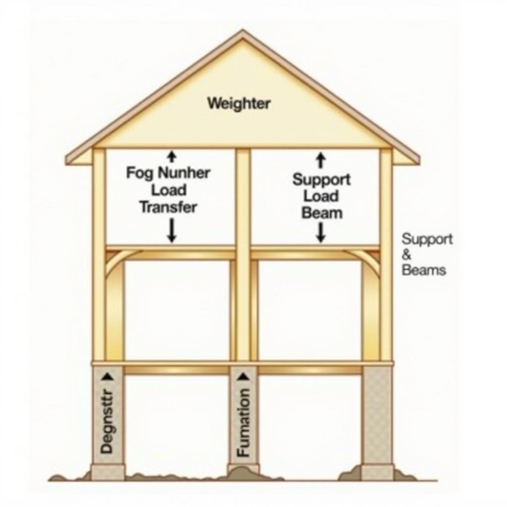 Load distribution in a building