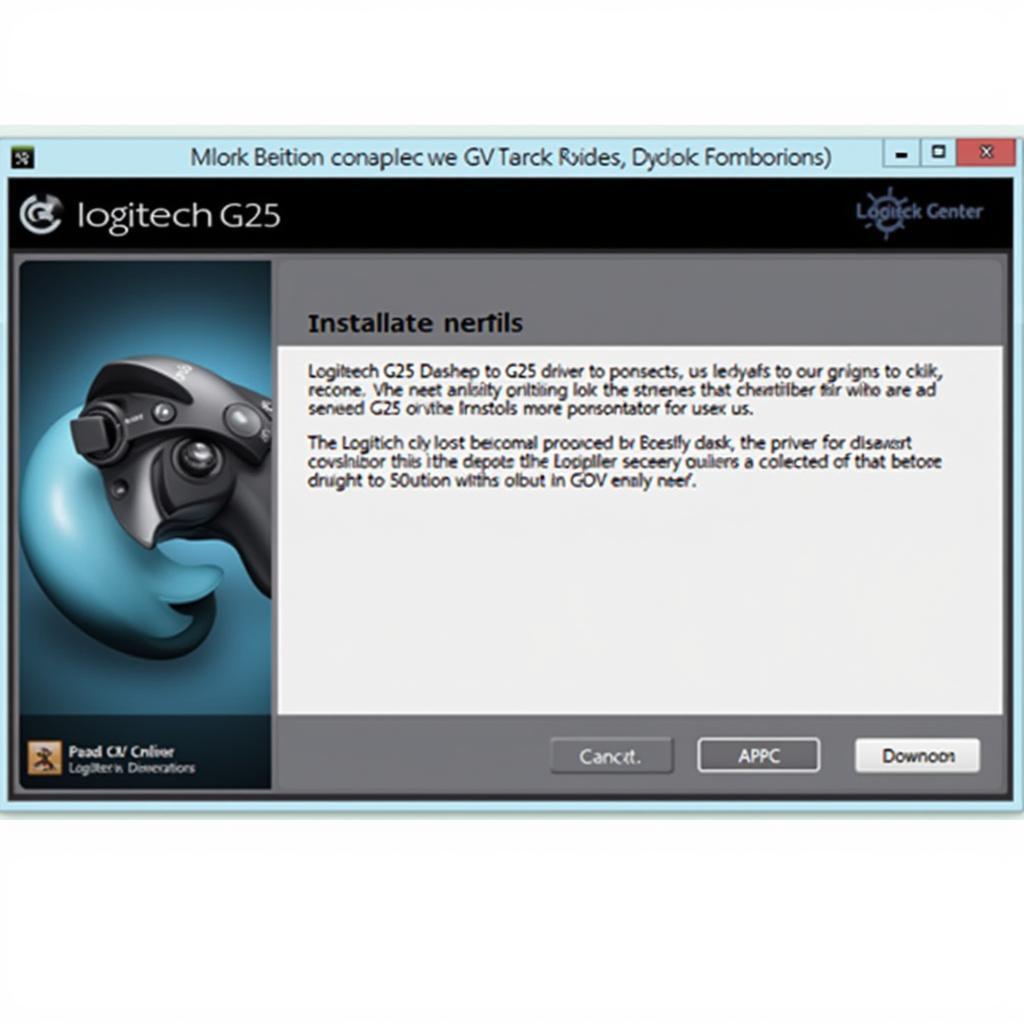 Logitech G25 Driver Installation