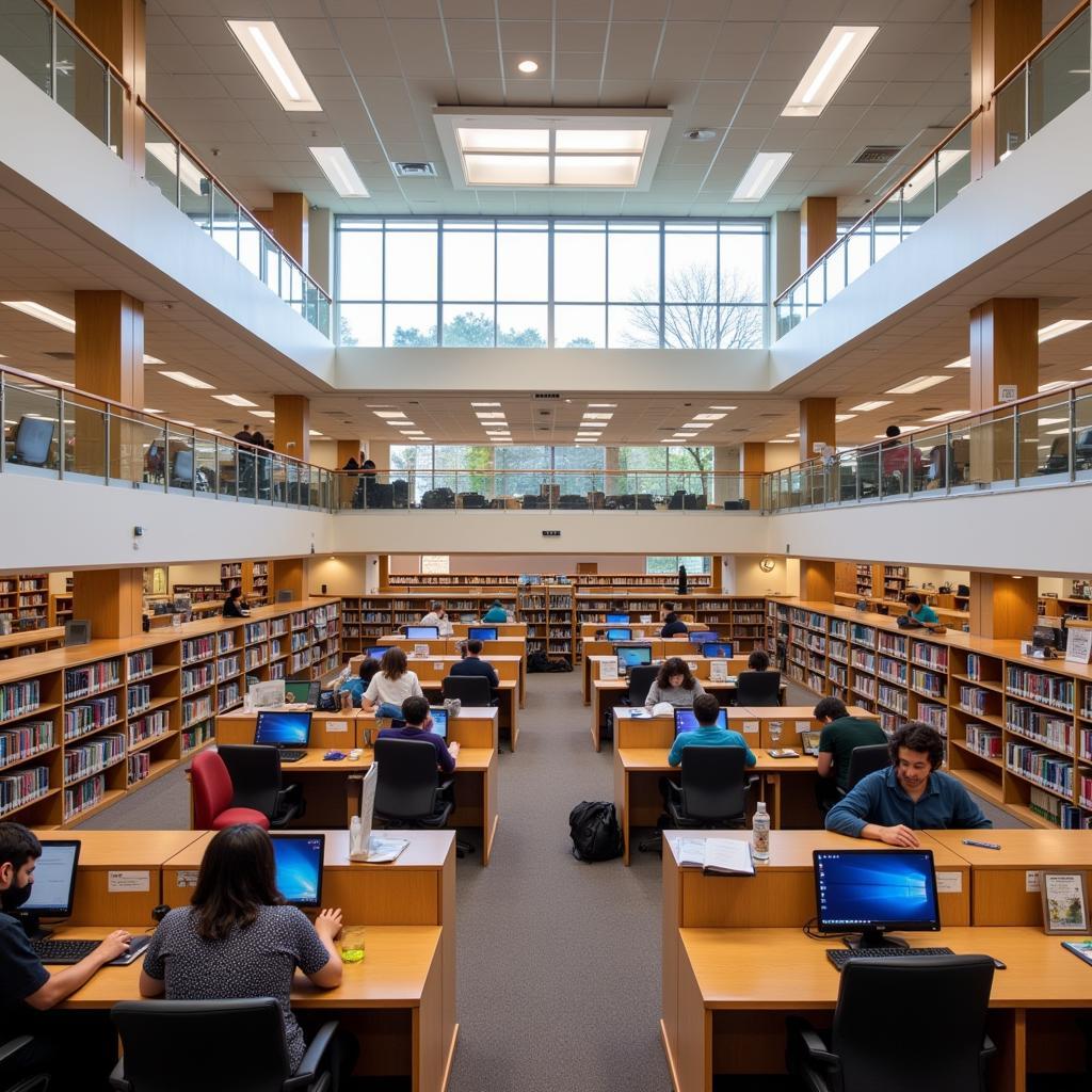 LSU Library Interior