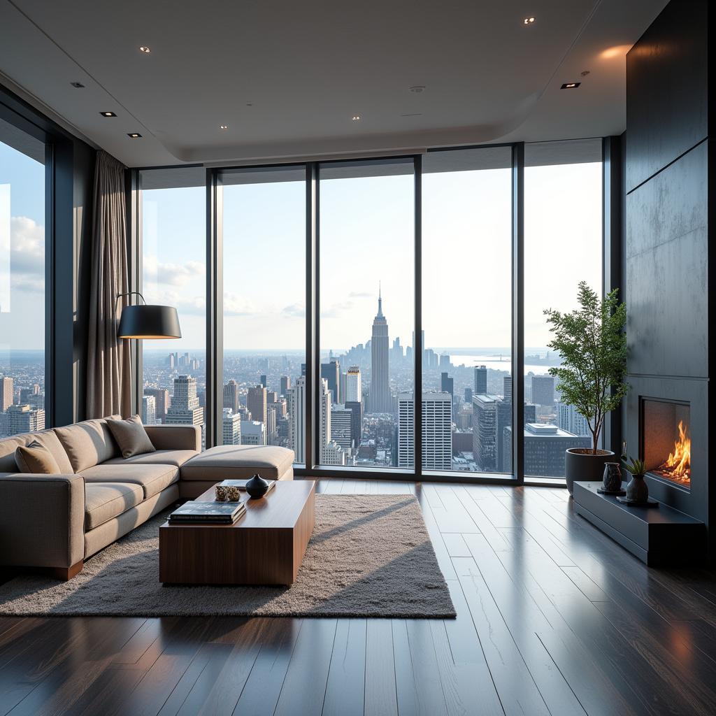 Luxurious Elevator Penthouse with Stunning City View