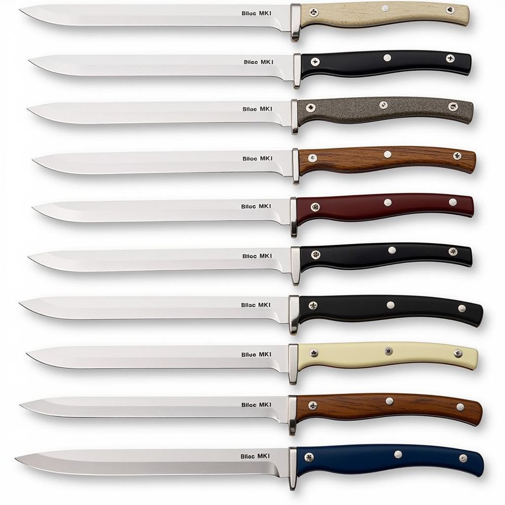 Mac MK II knife variations