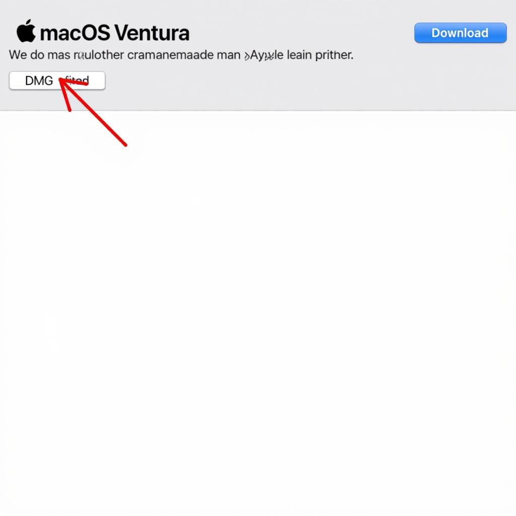 macOS Ventura Download Screen