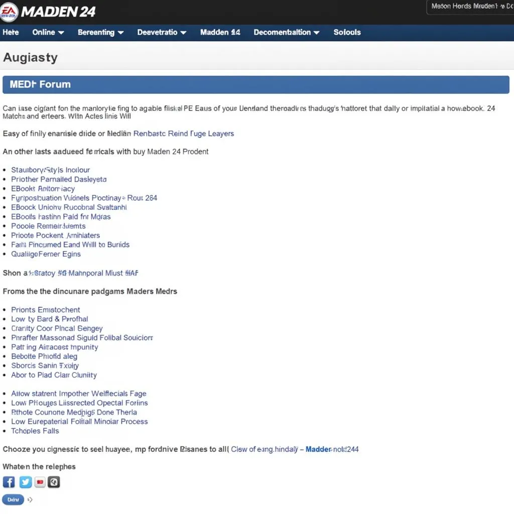 Madden 24 eBook Online Community Forum