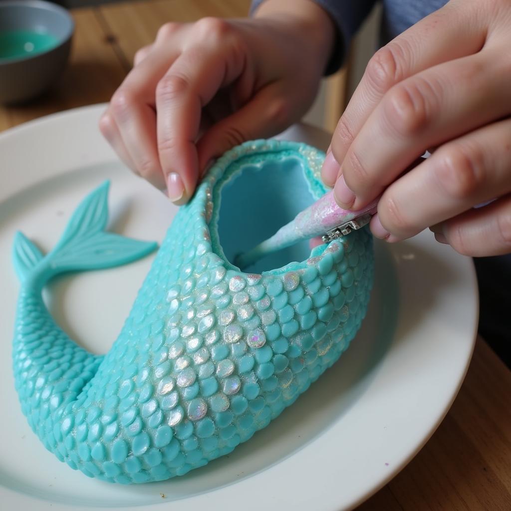 Creating Realistic Silicone Mermaid Scales