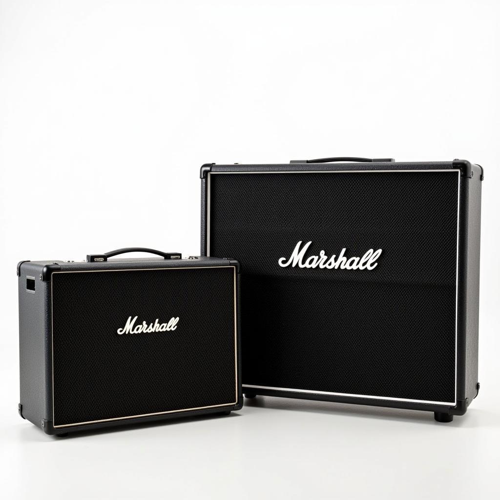 Marshall Origin 20 and 50 amps side-by-side