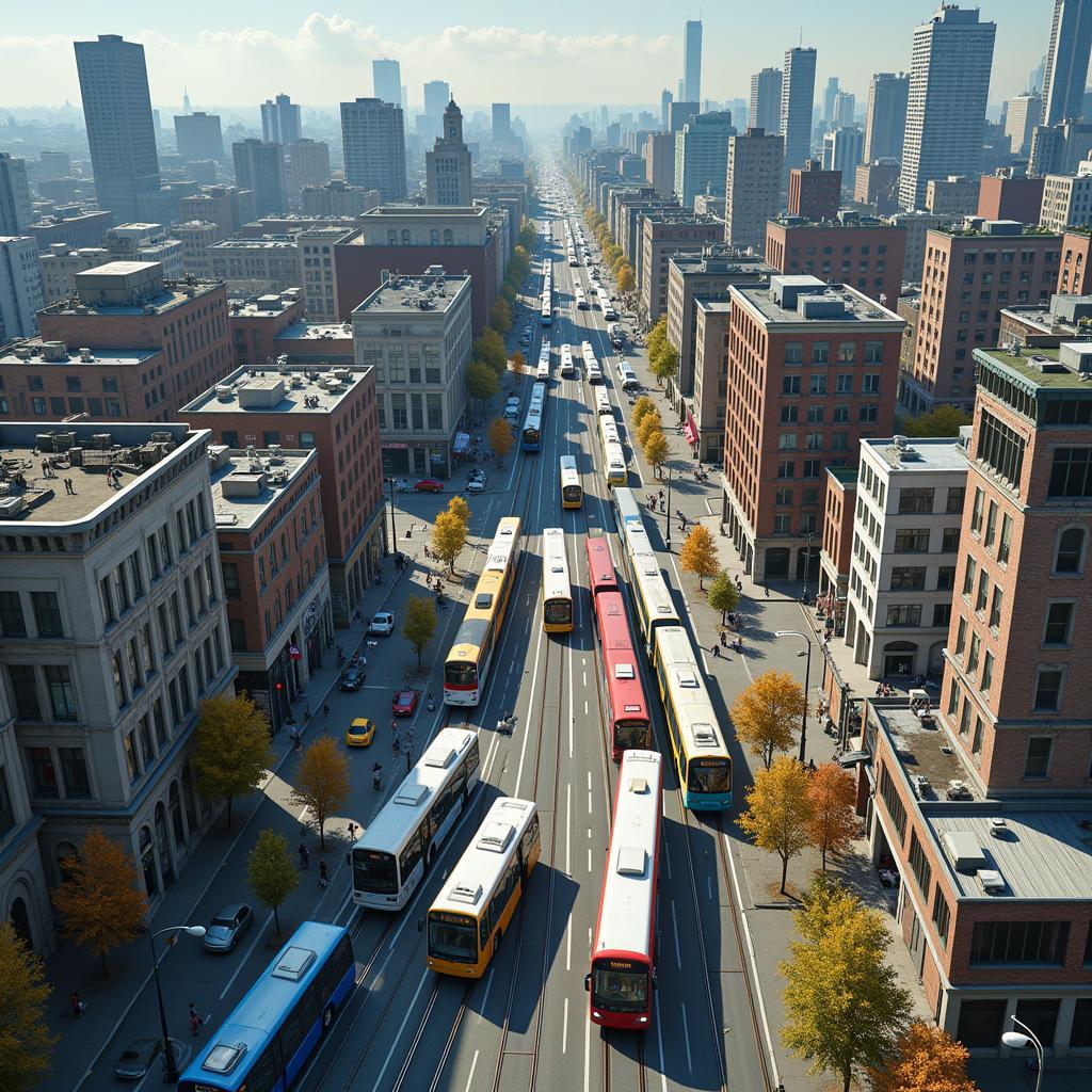 Mass Transit Game City Simulation