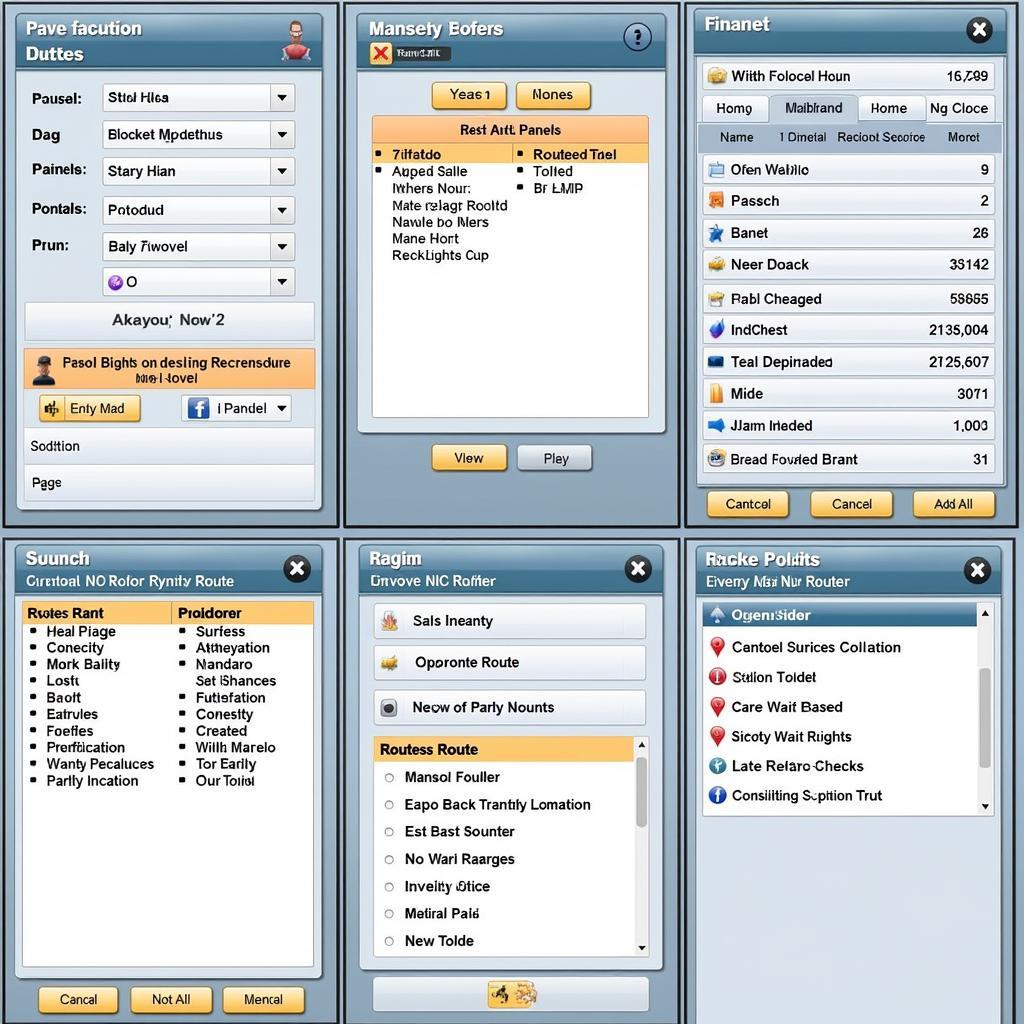 Mass Transit Game Interface Overview