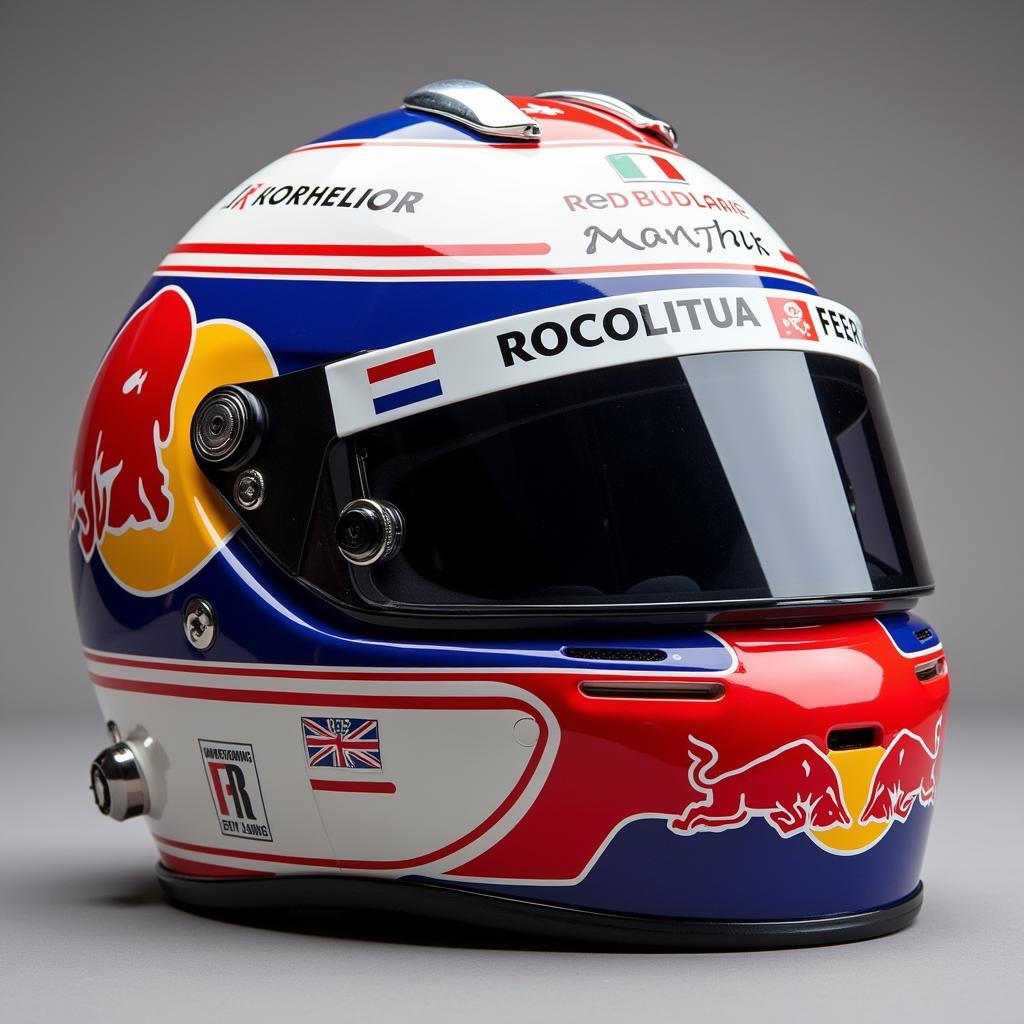 Max Verstappen's early career helmet