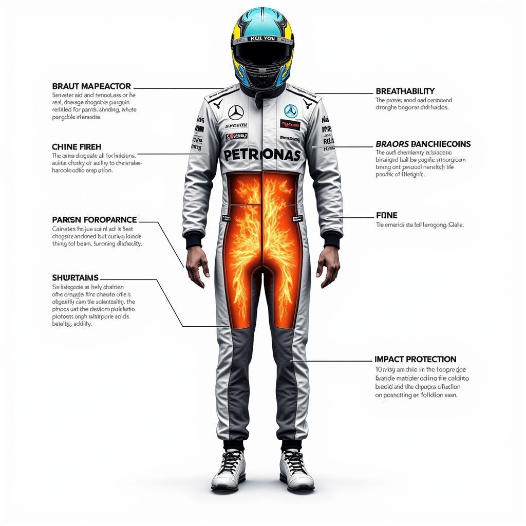 Advanced Technology in Mercedes Racing Suits