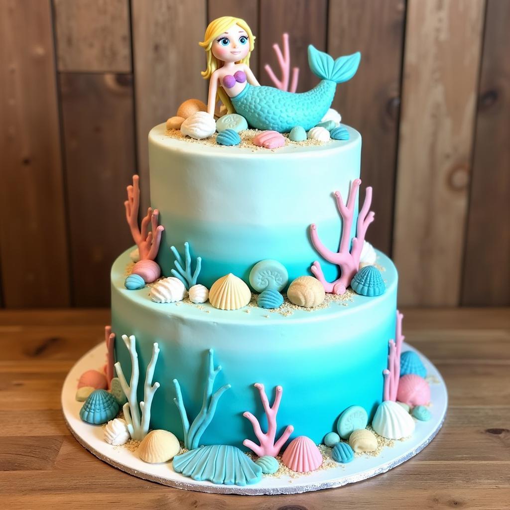 Mermaid Bachelorette Party Cake