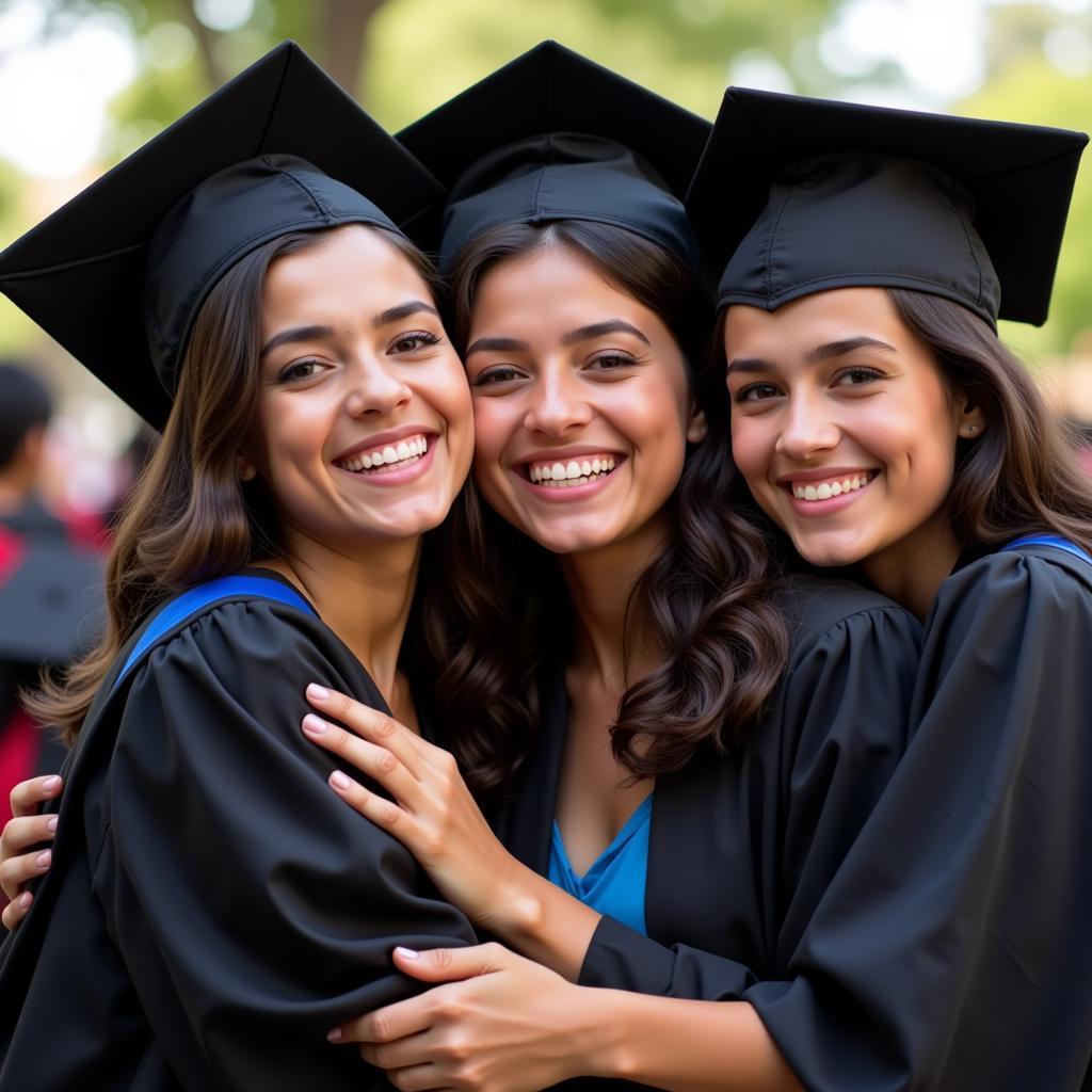 group-of-friends-hugging-in-graduation-attire