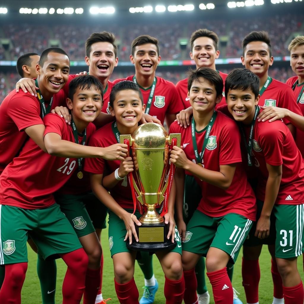 Mexican Youth Team Celebrates International Triumph