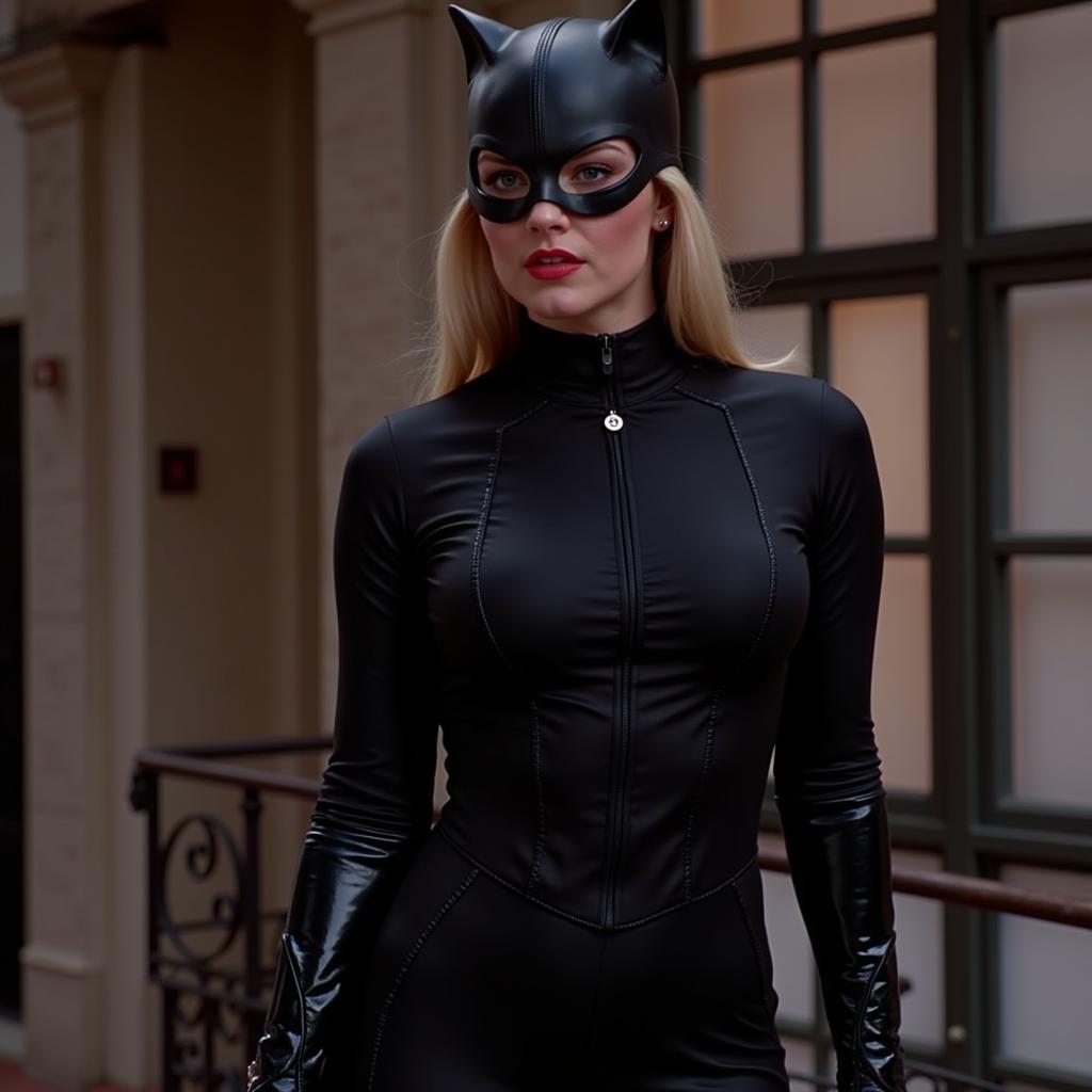 Michelle Pfeiffer in her iconic 1993 Catwoman costume