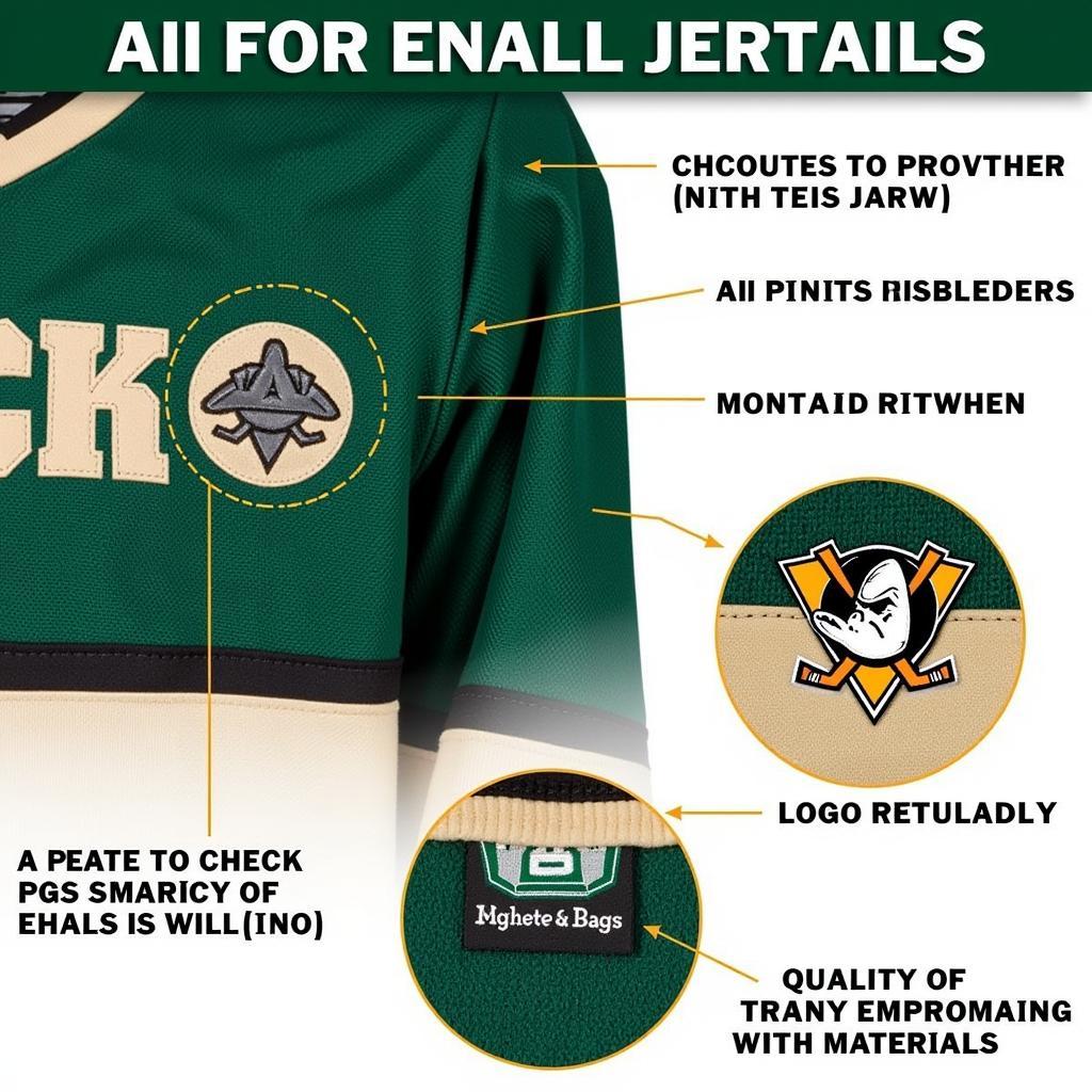 Mighty Ducks Jersey Details and Authenticating Tips