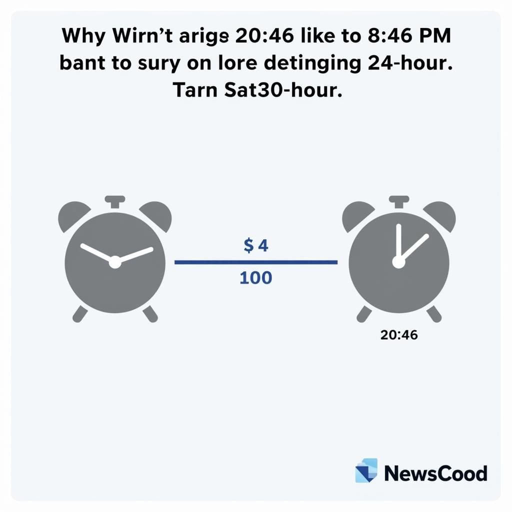 Example of Military Time on a Clock